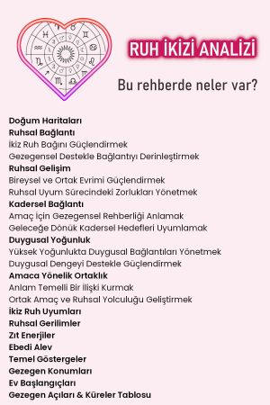ruh ikizi içindekiler