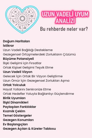 uzun vadeli uyum içindekiler